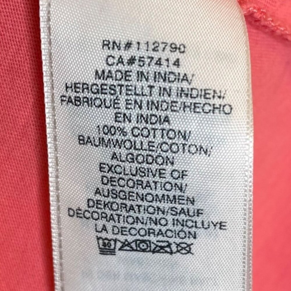 True Religion Distressed Coral Twist T-Shirt Dress, L - Picture 11 of 11